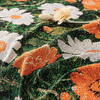 Chenille Daisy Jacquard Sofa Throw Blanket - image 3