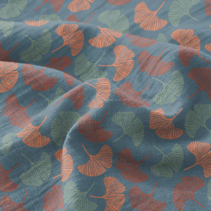 Ginkgo Leaf Cotton Gauze Bedspread - image 3