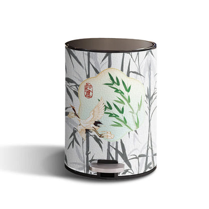 Rustic Tree Stainless Steel Trash Can - image 7
