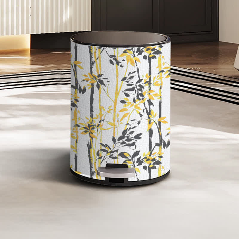 Rustic Tree Stainless Steel Trash Can - image 6