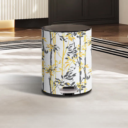 Rustic Tree Stainless Steel Trash Can - White - Foot Pedal - 10"W x 10"L x 15"H - image 5