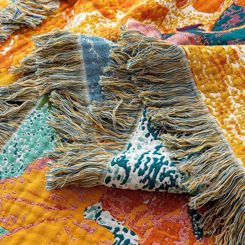 Peach Blossom Organic Cotton Gauze Quilt - image 4