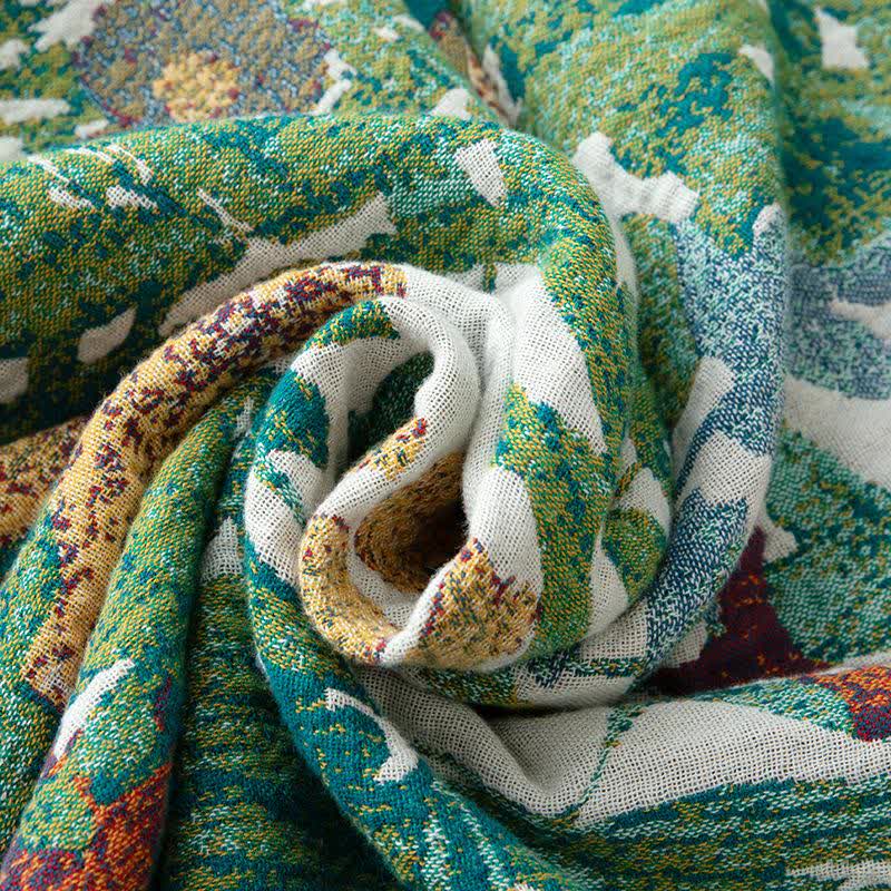 Forest Animal Organic Cotton Gauze Quilt - image 4
