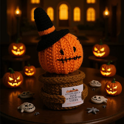 Halloween Crochet Potted Plant Ornament - image 4