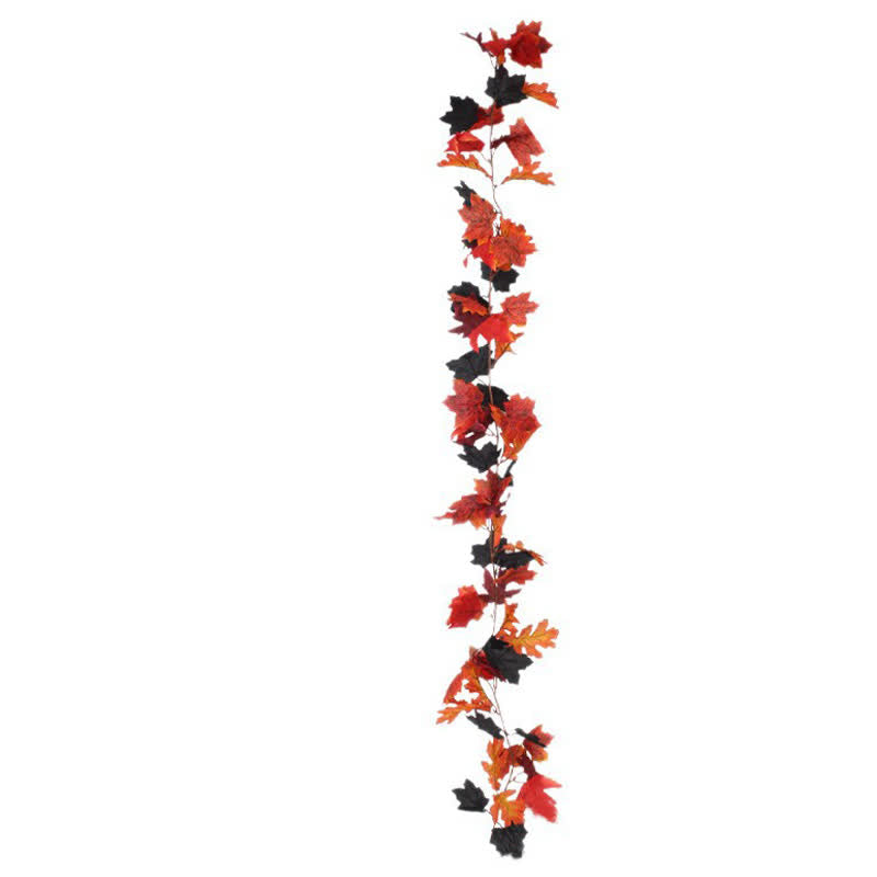 Halloween Artificial Maple Leaf Vine Garland - image 9