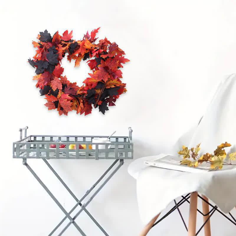 Halloween Artificial Maple Leaf Vine Garland - image 4