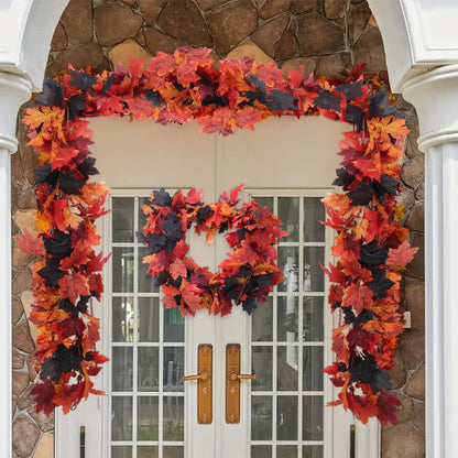 Halloween Artificial Maple Leaf Vine Garland - image 1