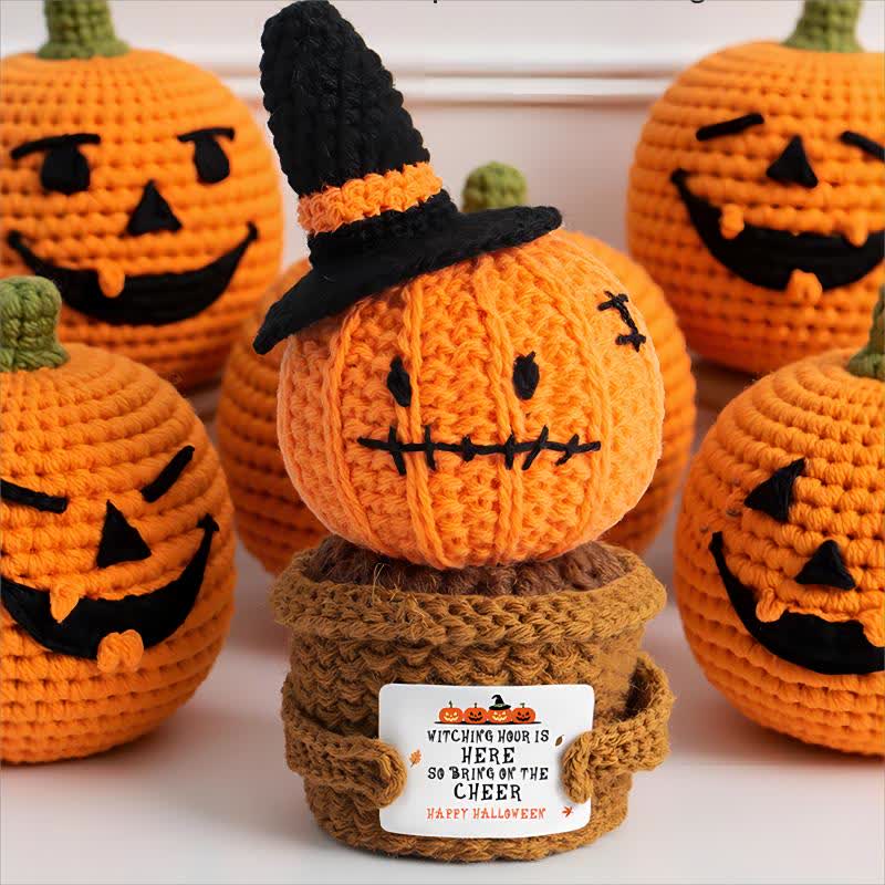 Halloween Crochet Potted Plant Ornament - image 3