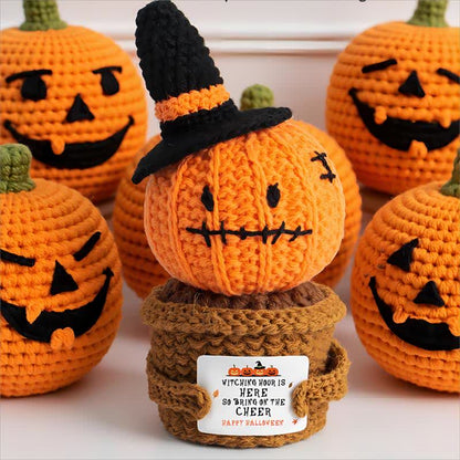 Halloween Crochet Potted Plant Ornament - image 3