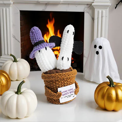 Halloween Crochet Potted Plant Ornament - image 7