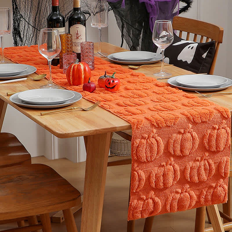 Halloween Pumpkin Quilted 3D Table Runner - image 3