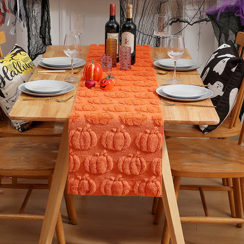 Halloween Pumpkin Quilted 3D Table Runner - image 2