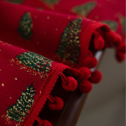 Christmas Fir Tree Print Tablecloth - image 4