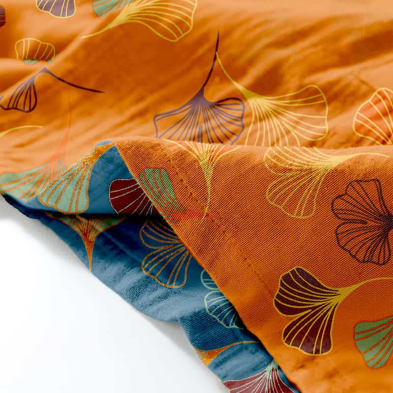 Ginkgo Cotton Gauze Kimono Loungewear Set - image 34
