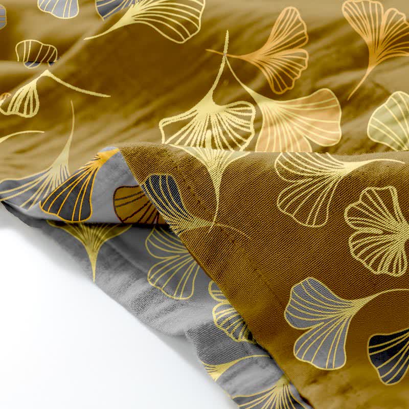 Ginkgo Cotton Gauze Kimono Loungewear Set - image 32