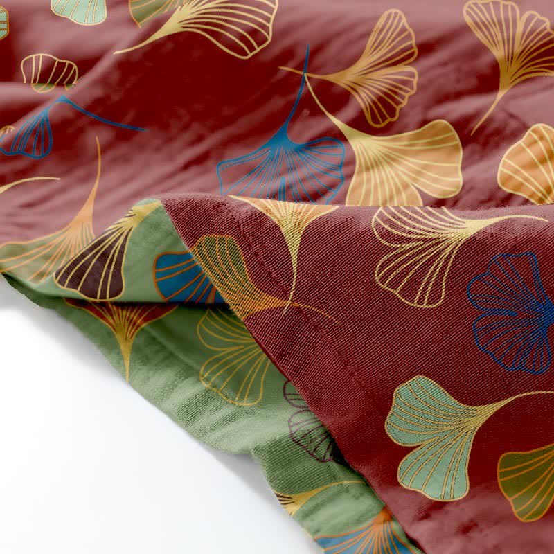 Ginkgo Cotton Gauze Kimono Loungewear Set - image 38