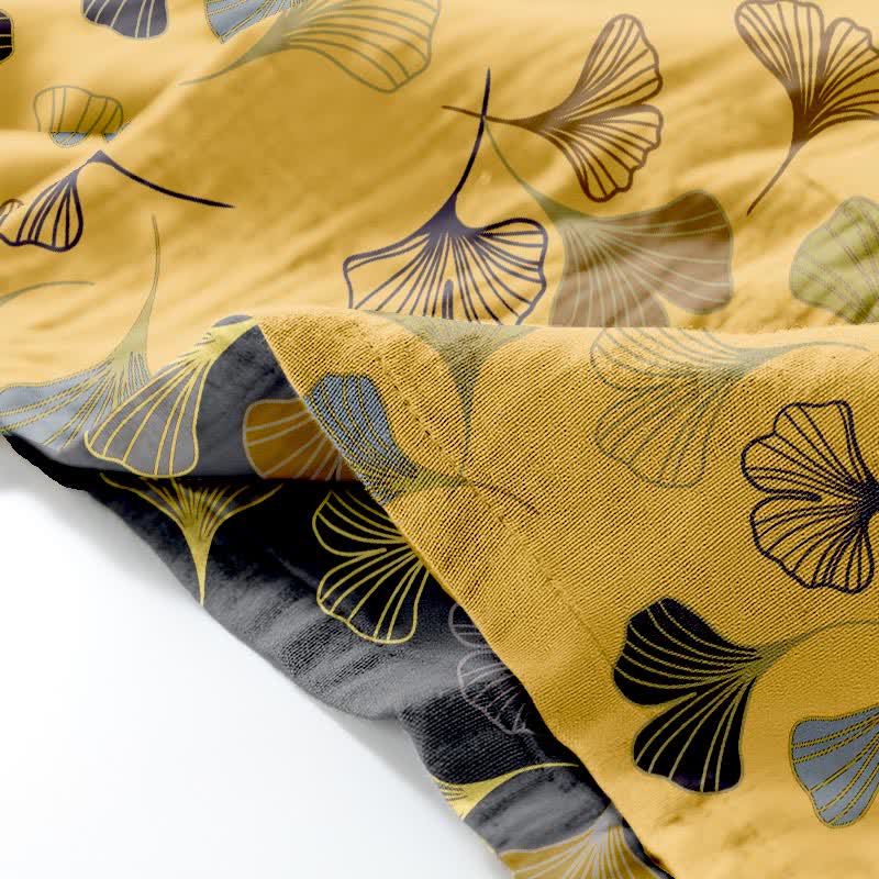 Ginkgo Cotton Gauze Kimono Loungewear Set - image 19