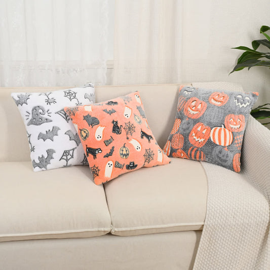 Halloween Flannel Luminous Throw Pillow - image 0