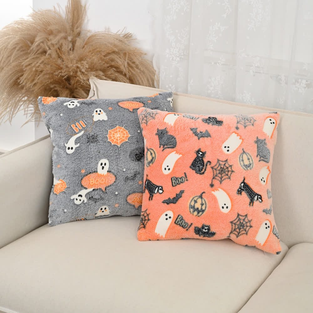 Halloween Flannel Luminous Throw Pillow - image 2
