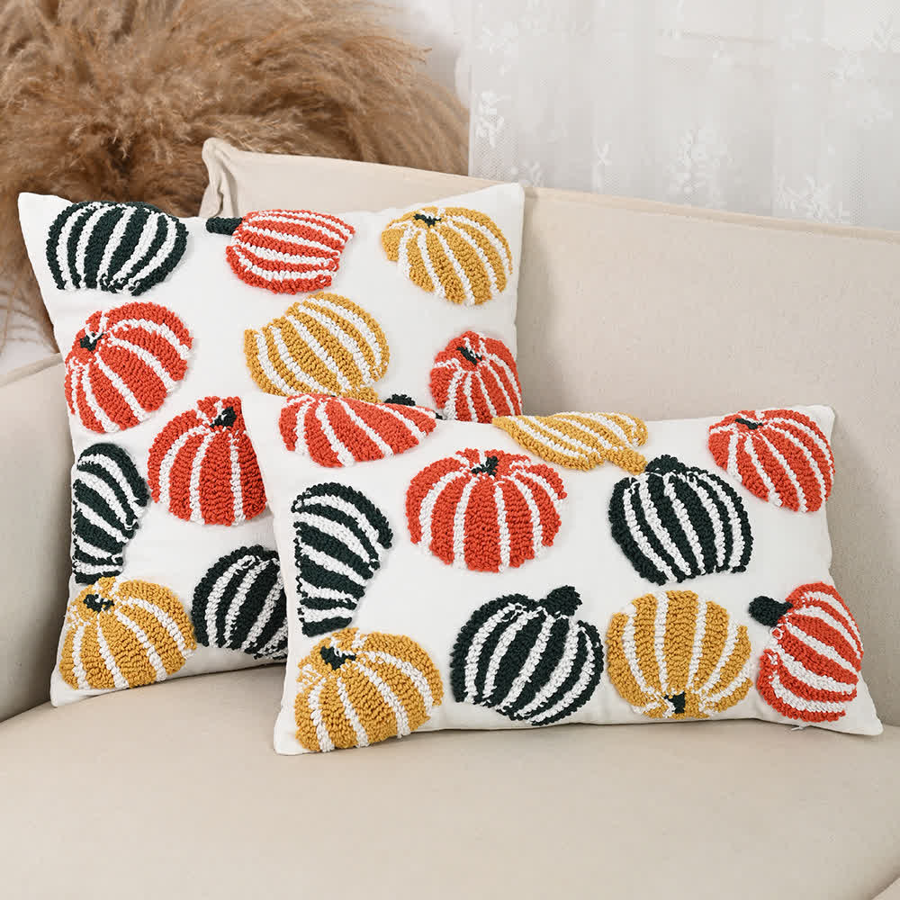 Halloween Tufted Decorative Throw Pillow - A - Pillowcase with Core - 18" x 18" - image 2