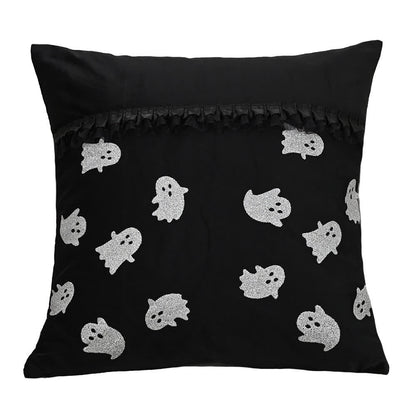 Halloween Element Decorative Pillow - C - Pillowcase with Core - 18" x 18" - image 7