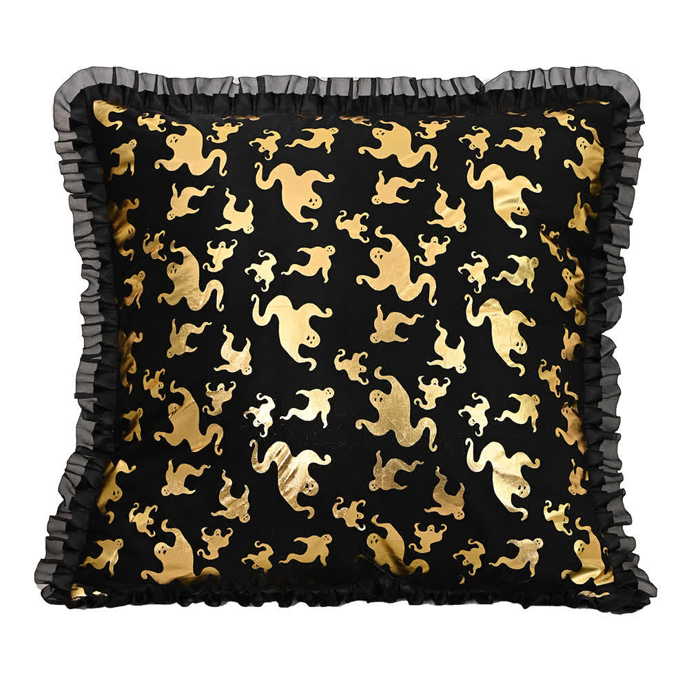 Halloween Element Decorative Pillow - A - Pillowcase with Core - 18" x 18" - image 5