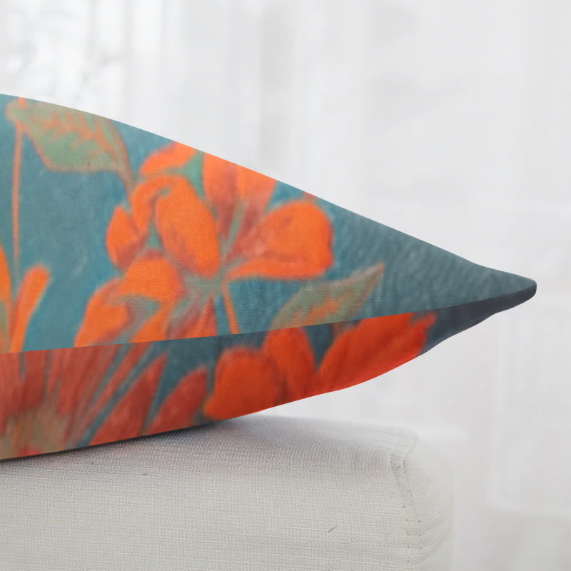 Lotus Cotton Jacquard Square Pillowcases(2PCS) - image 2