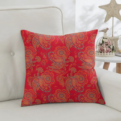 Paisley Print Cotton Jacquard Square Pillowcases(2PCS) - image 1
