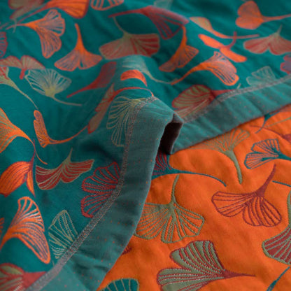 Ginkgo Biloba Organic Cotton Quilt - image 20