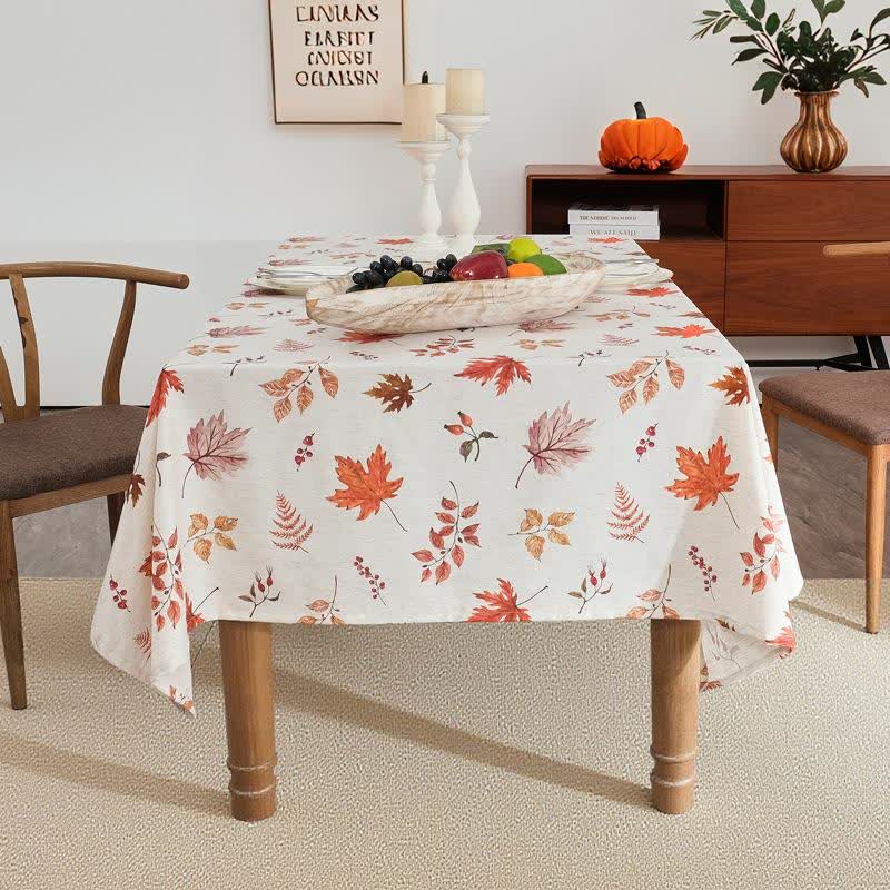 Harvest Maple Leaf Waterproof Tablecloth - image 2