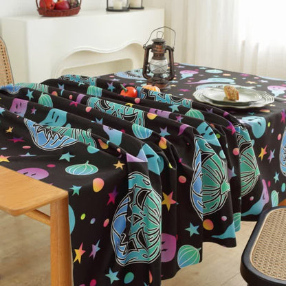 Halloween Spooky Pumpkin Ghost Tablecloth - image 4