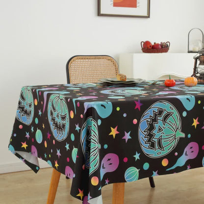 Halloween Spooky Pumpkin Ghost Tablecloth - image 3