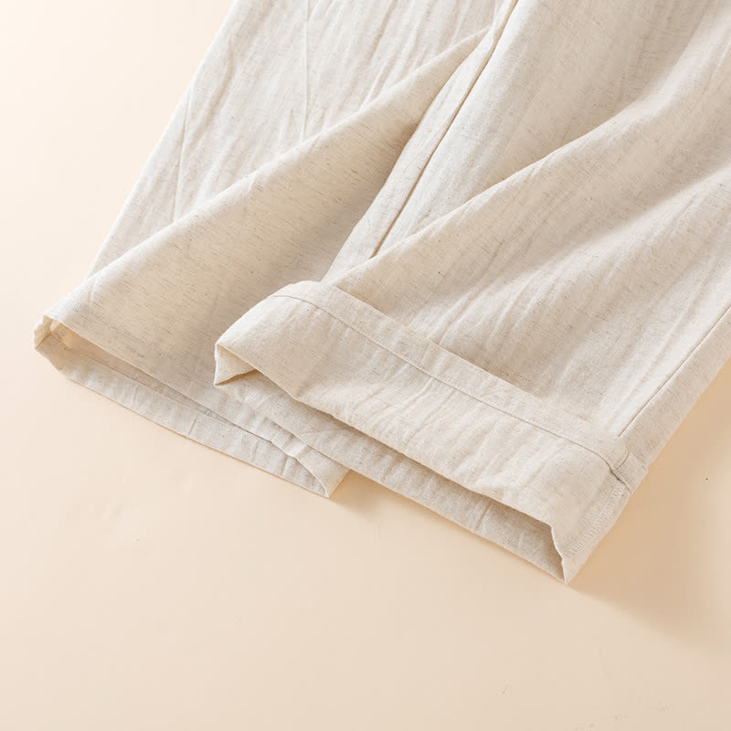 Oriental Style Buttoned Loungewear Set - image 9