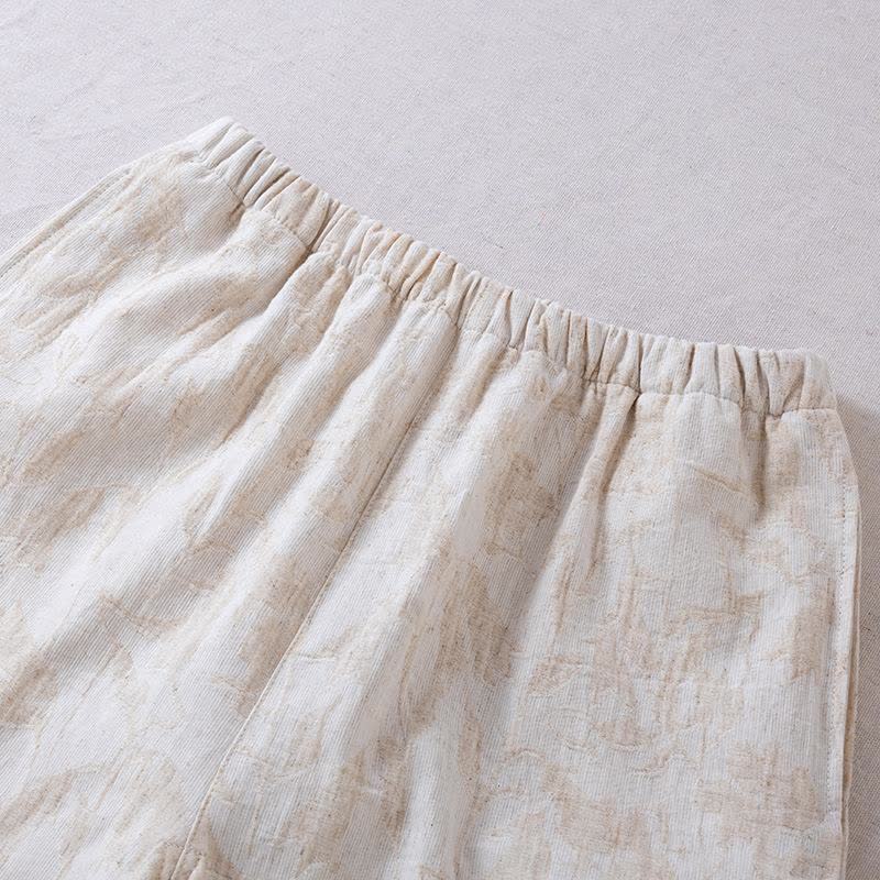 Matching Minimalist Cotton Linen Loungewear Set - image 11