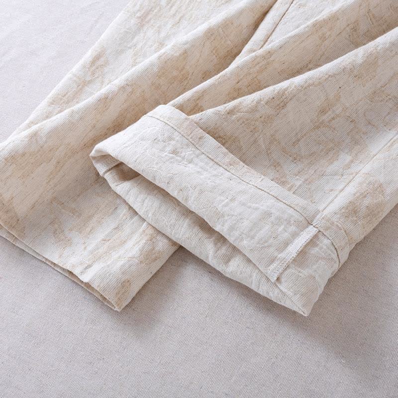 Matching Minimalist Cotton Linen Loungewear Set - image 14