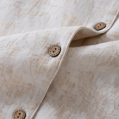 Matching Minimalist Cotton Linen Loungewear Set - image 8