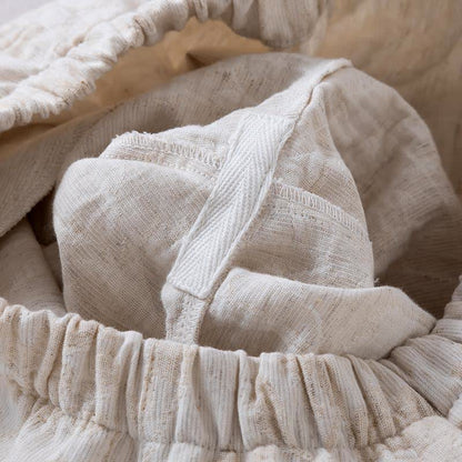 Matching Minimalist Cotton Linen Loungewear Set - image 13