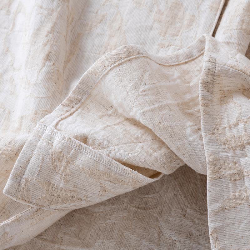 Matching Minimalist Cotton Linen Loungewear Set - image 10