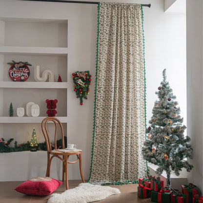 Pine Needle Berry Light Filtering Curtain - image 2