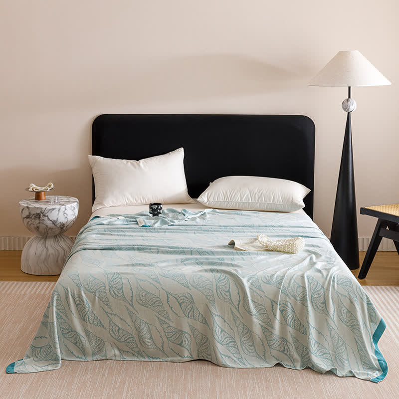 Conch Print Natural Cooling Bedspread - Queen - image 0