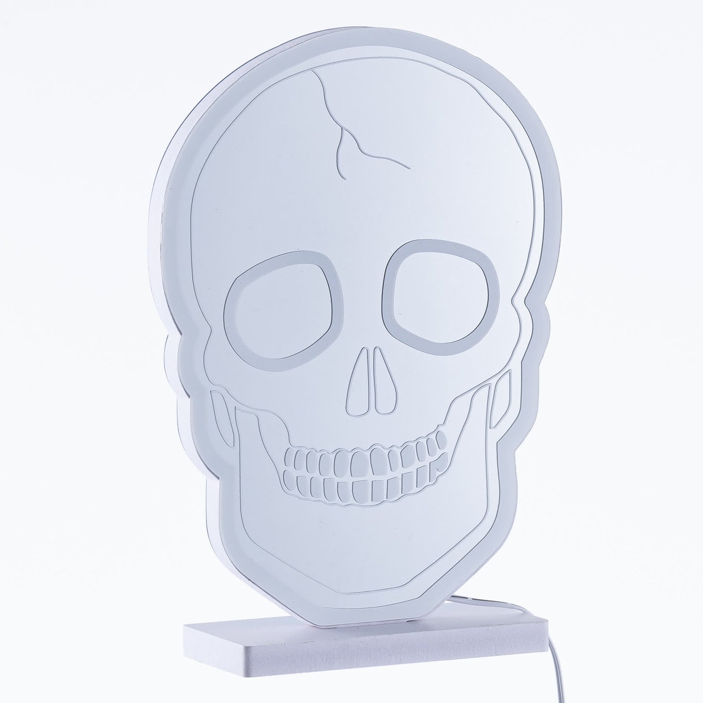 Halloween Skull Infinity Lights with Stand - image 6