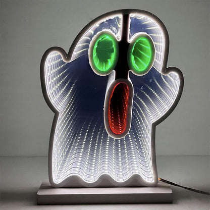 Halloween Funny Demon 3D Infinity Lights - 2PCS - 2.36"W x 6.69"L x 9.05"H - image 3