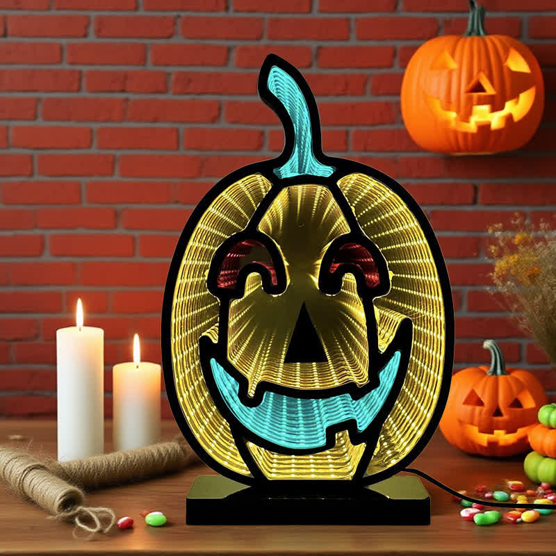 Halloween Pumpkin Demon Infinity Lights - image 2