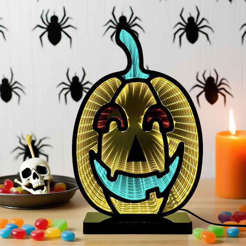Halloween Pumpkin Demon Infinity Lights - image 3