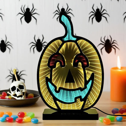Halloween Pumpkin Demon Infinity Lights - image 3