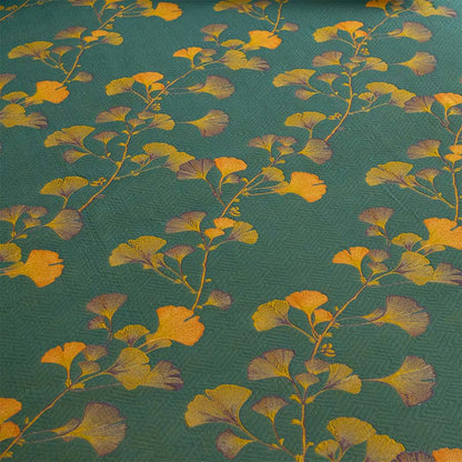 Large Ginkgo Leaf Cotton Fitted Sheet - image 8