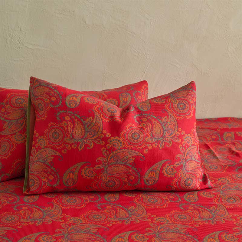 Paisley Floral Cotton Jacquard Fitted Sheet - image 4