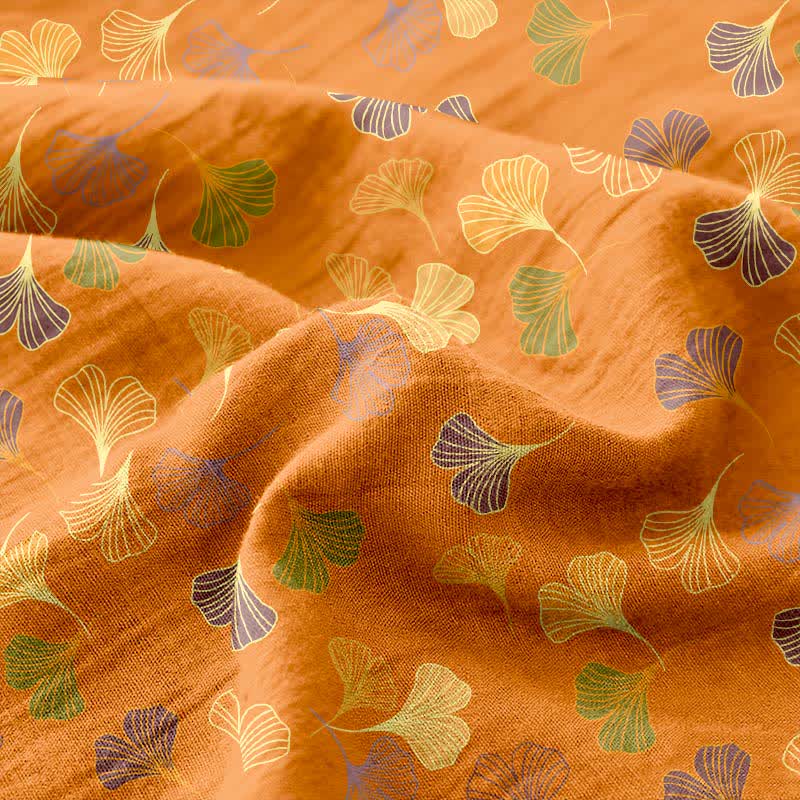 Ginkgo Biloba Cotton Jacquard Sheet Bedspread - image 7