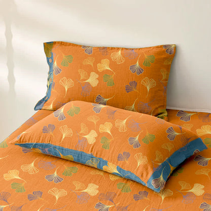 Ginkgo Biloba Cotton Jacquard Sheet Bedspread - image 6