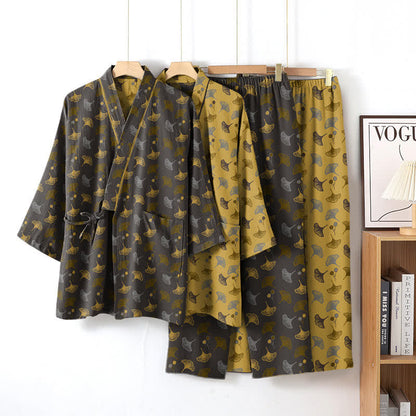Ginkgo Organic Cotton Kimono Loungewear Set - image 8